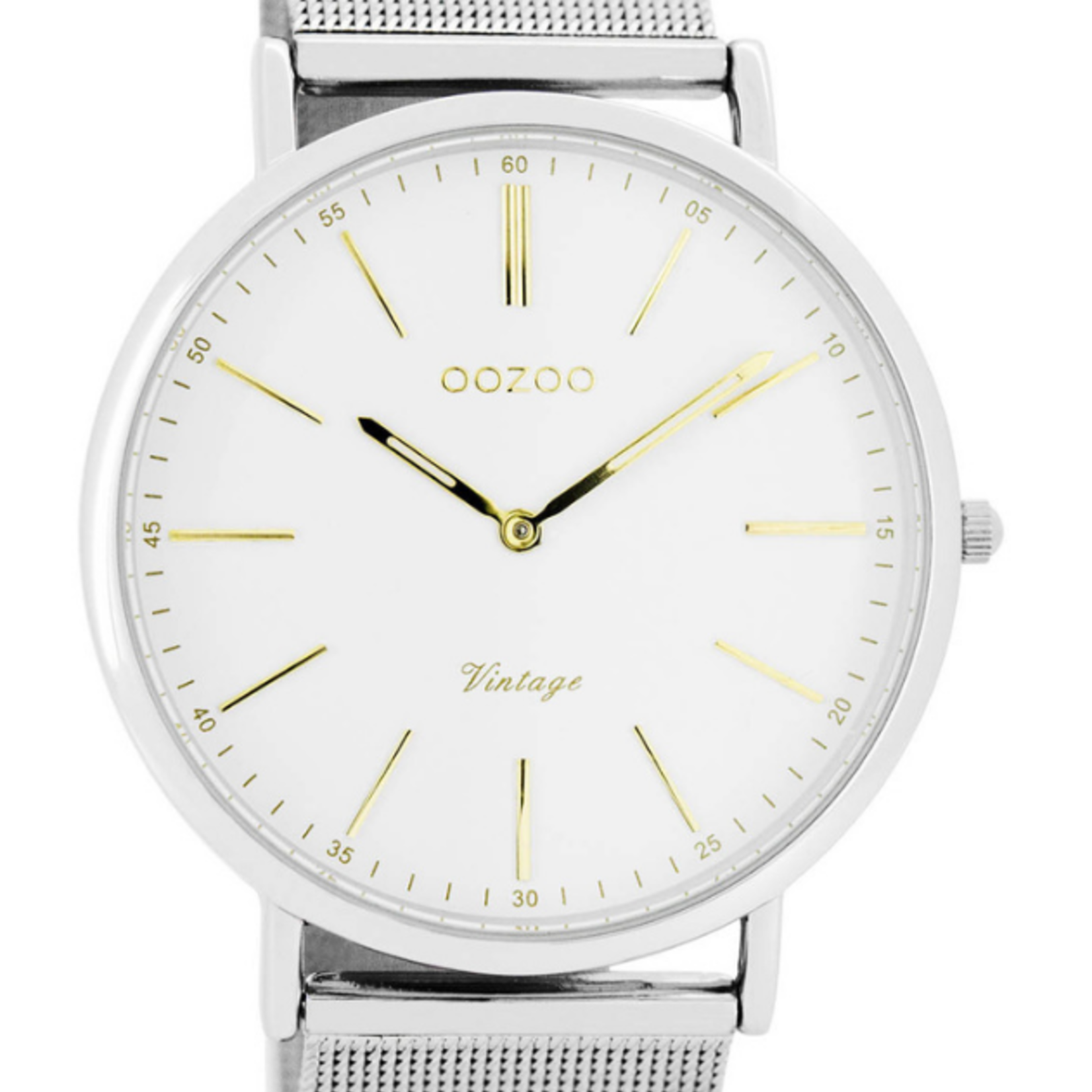 OOZOO OOZOO - Horloge met stalen band zilver C7386