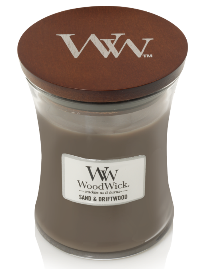 WoodWick Candle Medium Sand & Driftwood