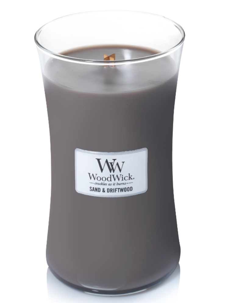 WOODWICK Candle Sand & Driftwood Studio Ndrie8