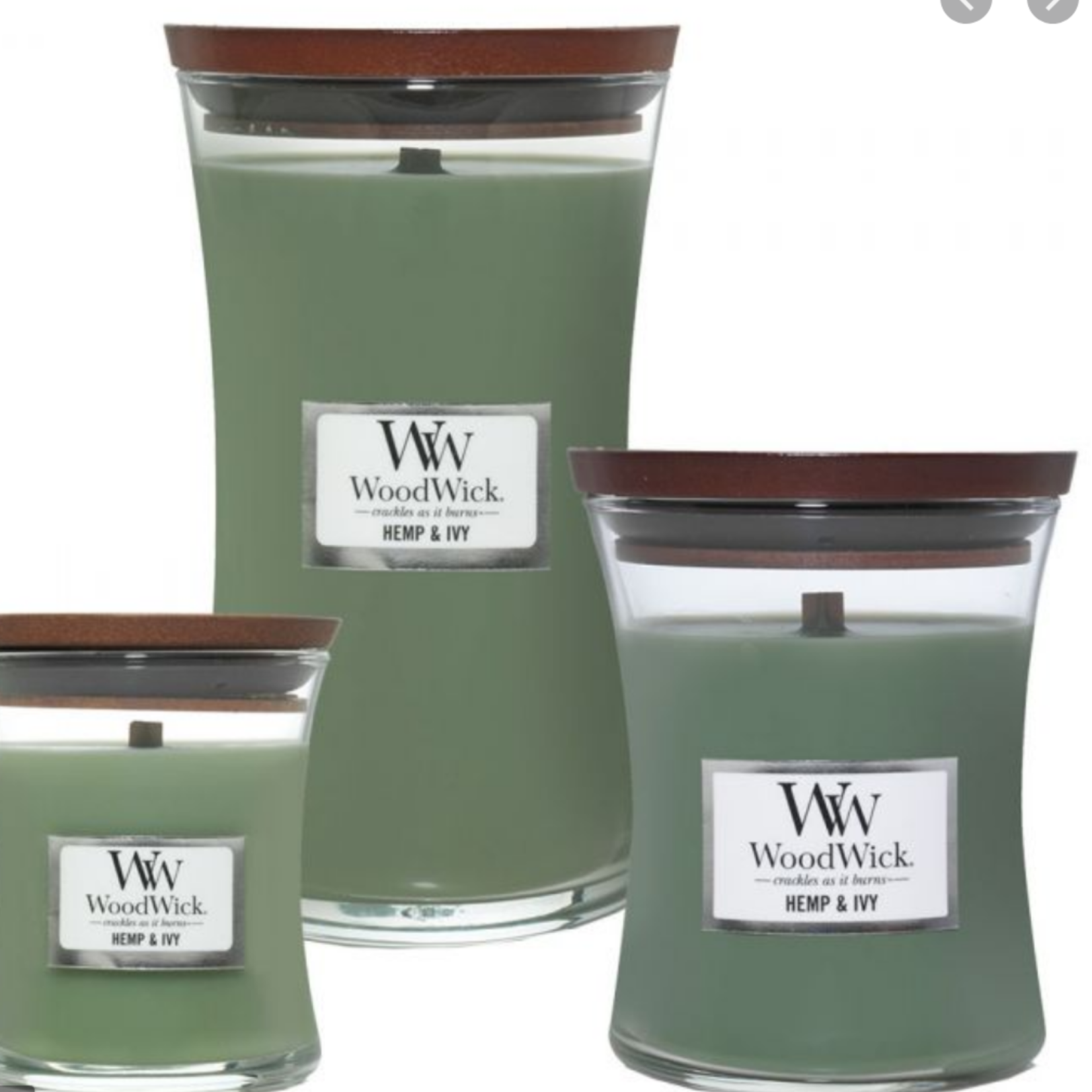 WOODWICK WOODWICK - Candle Hemp & Ivy Large (uitlopend)
