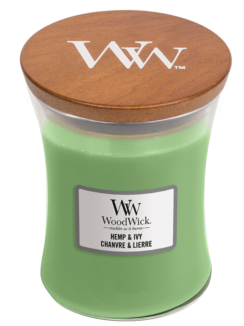 WOODWICK WOODWICK - Candle Hemp & Ivy Large