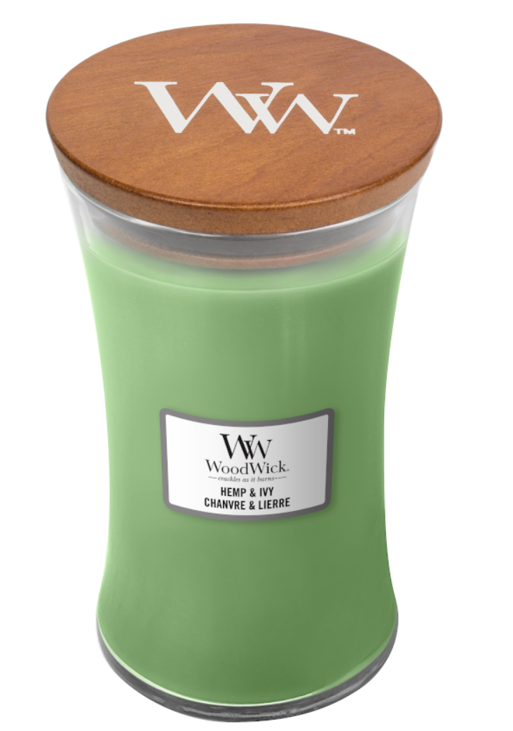 WOODWICK WOODWICK - Candle Hemp & Ivy Large