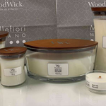 WOODWICK WOODWICK - Candle White teak