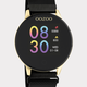 OOZOO OOZOO - Smartwatch Mesh band zwart met Goud Q00122