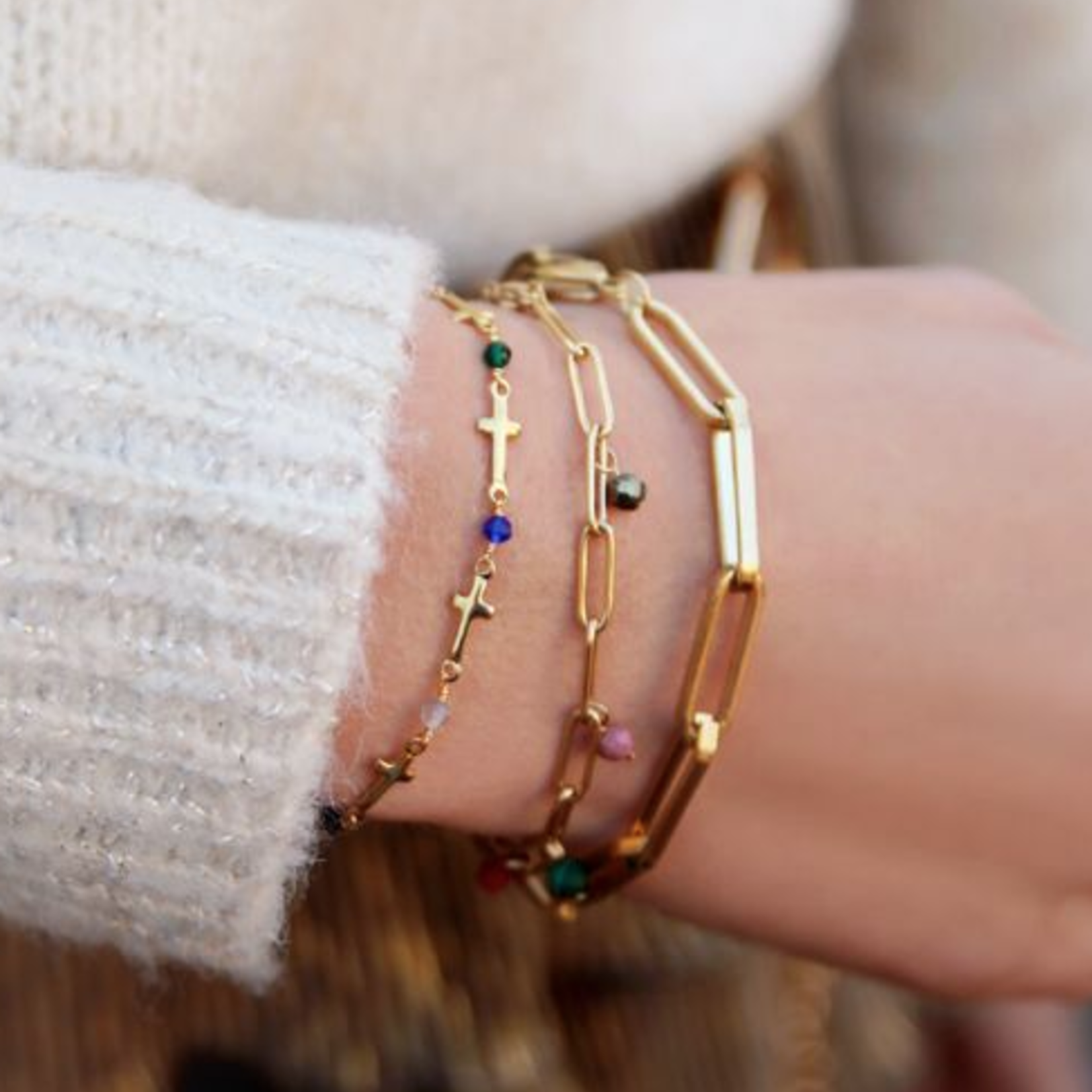 MY JEWELLERY MY JEWELLERY - Armband met schakels zilver