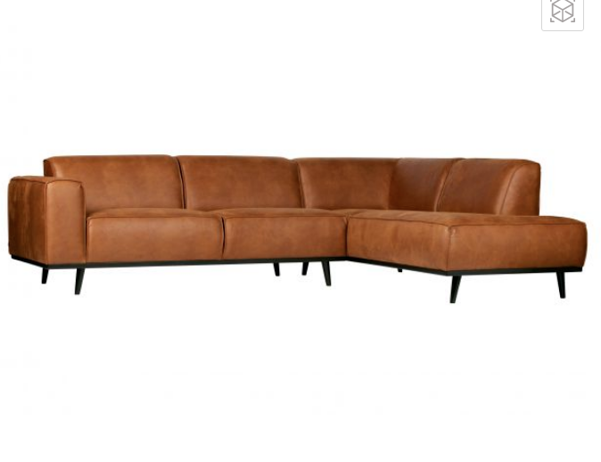 BE PURE Statement hoekbank eco leer cognac Studio Ndrie8 BE PURE Statement hoekbank eco leer cognac Studio Ndrie8