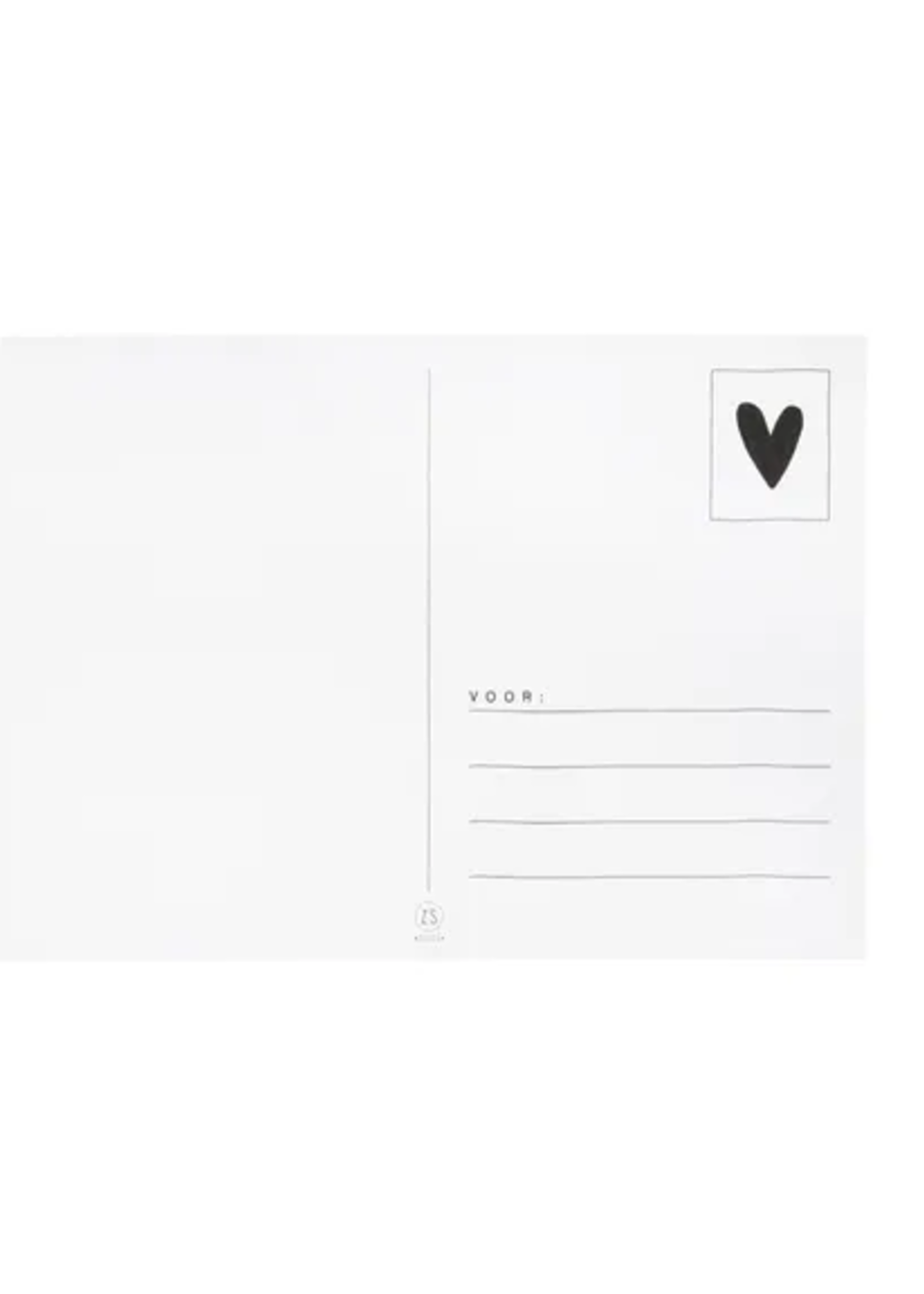 ZUSSS ZUSSS - limited kaart hoofd vrouw