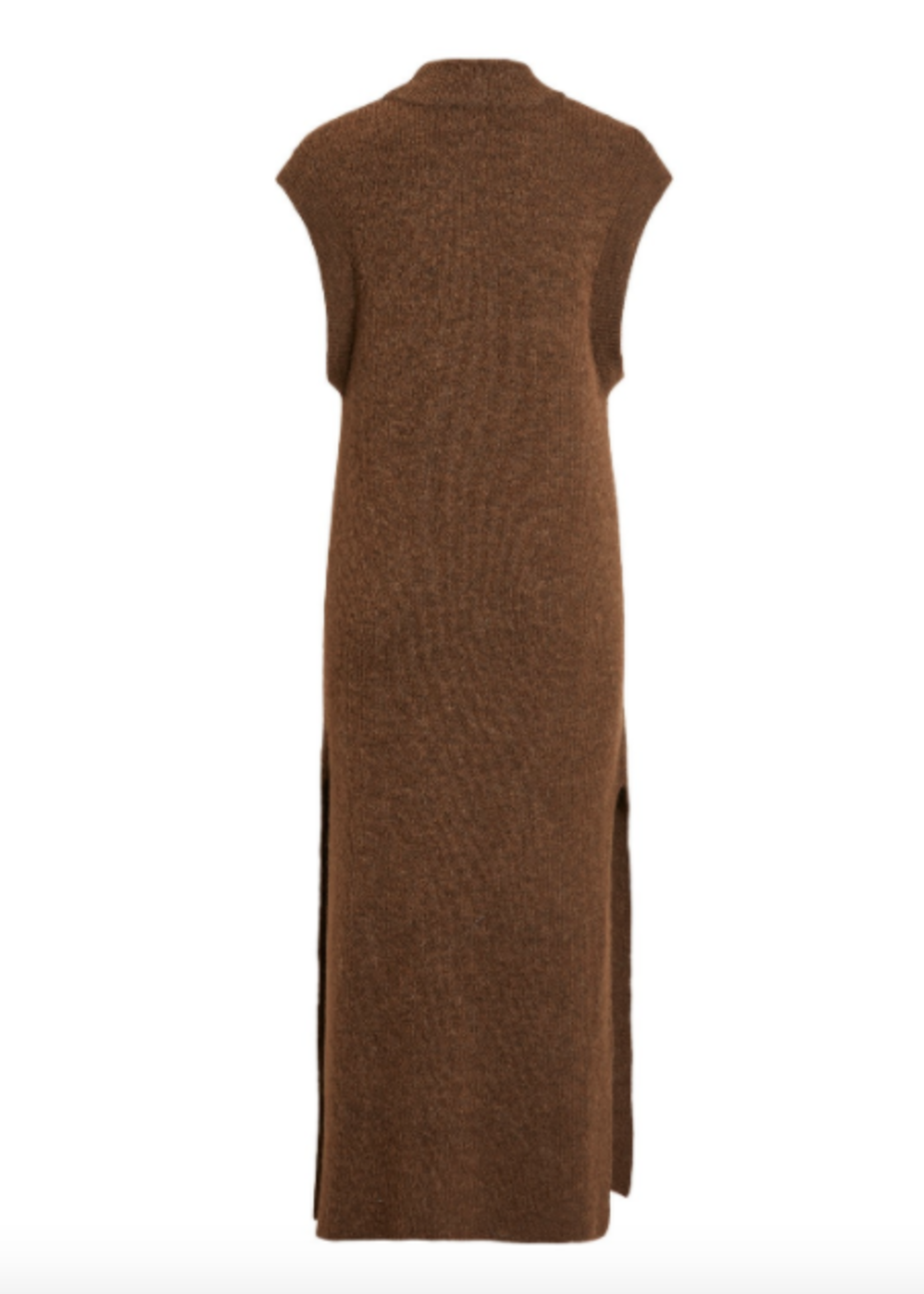 OBJECT OBJECT - Jurk gebreid Cadman Sepia Melange