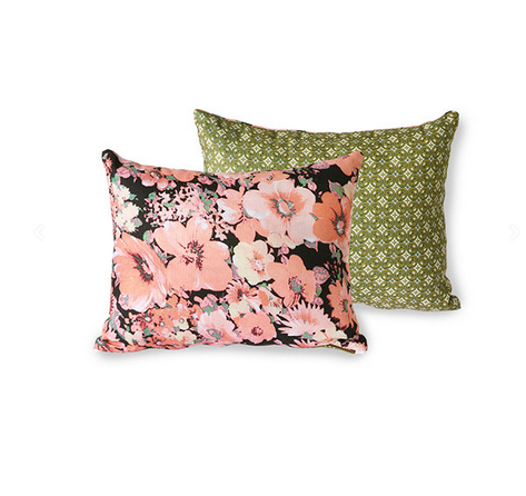 HKLIVING HKLIVING - DORIS for HKLIVING: kussen met print floral (30x40)