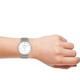 OOZOO OOZOO - Horloge met mesh band zilver met zilver horlogekast C9901