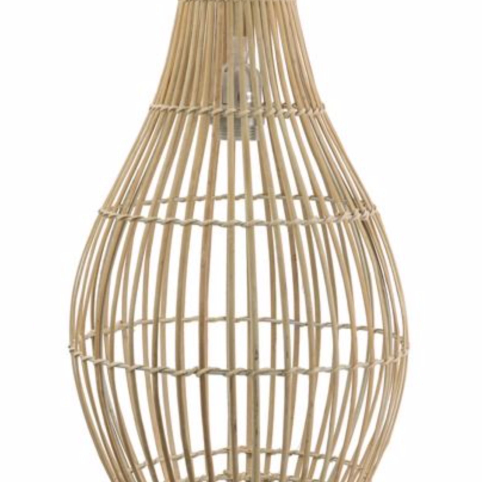 KOLONY KOLONY - Bamboe hanglamp naturel 27x27x44cm rg5101