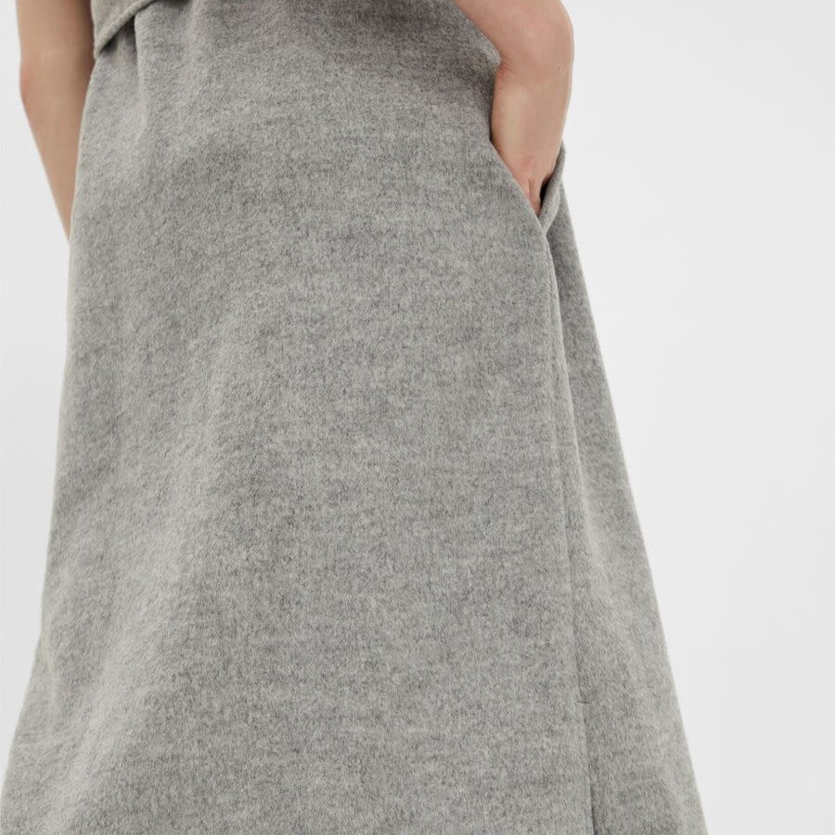 OBJECT OBJECT - Owen Lang mouwloos vest grijs MAAT 40