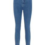 OBJECT OBJECT - High Waisted Slim Jeans Ania Dark Blue Denim