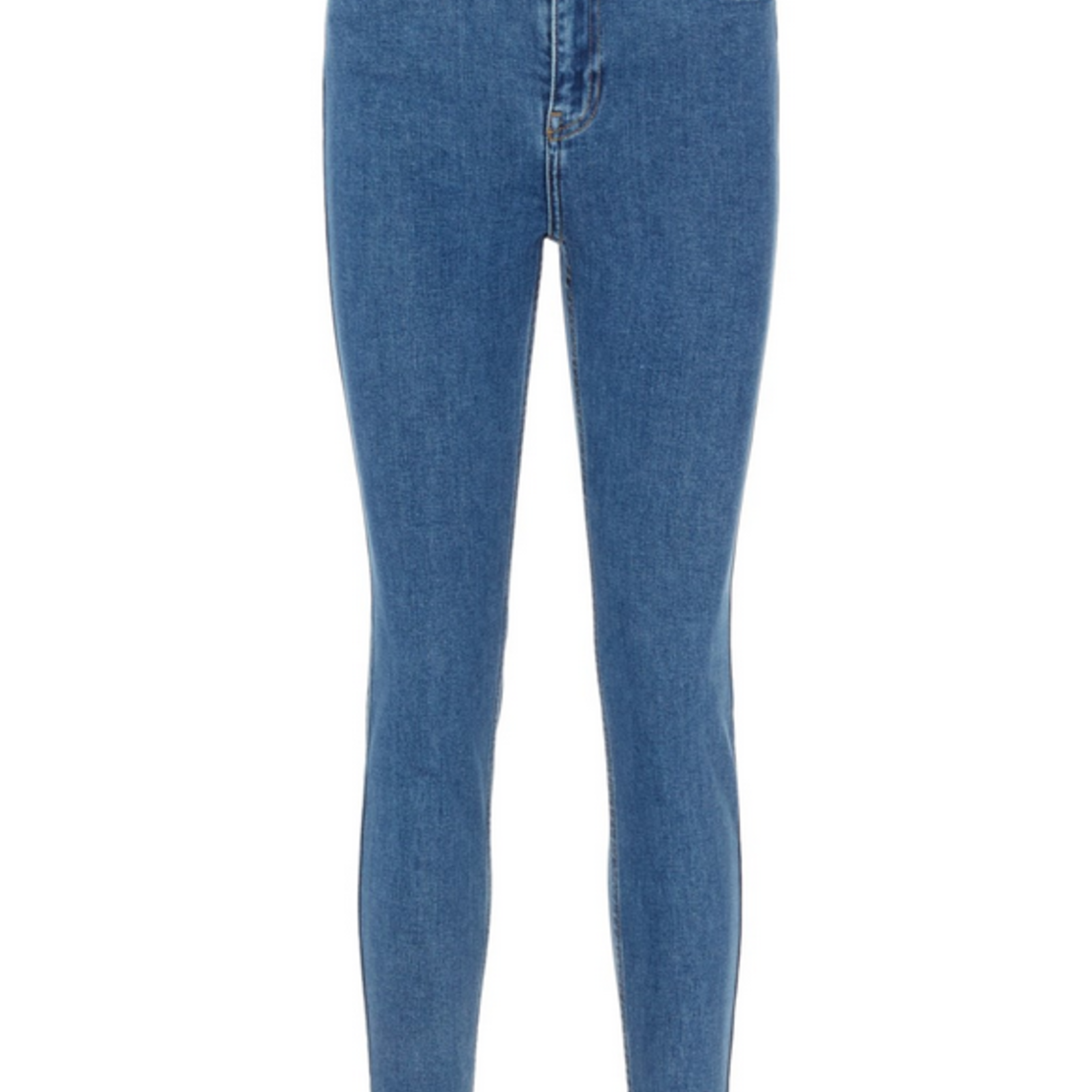 OBJECT OBJECT - High Waisted Slim Jeans Ania Dark Blue Denim