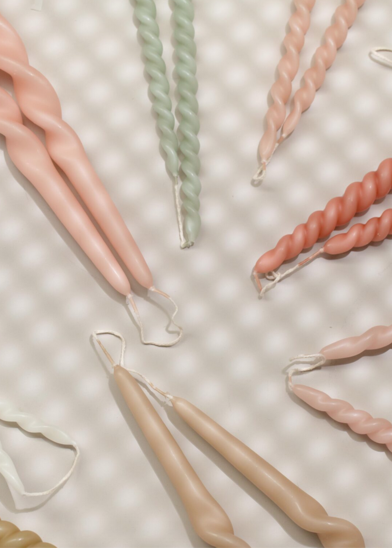 RUSTIK LYS RUSTIK LYS - Swirl kaars (diverse kleuren) prijs per 2