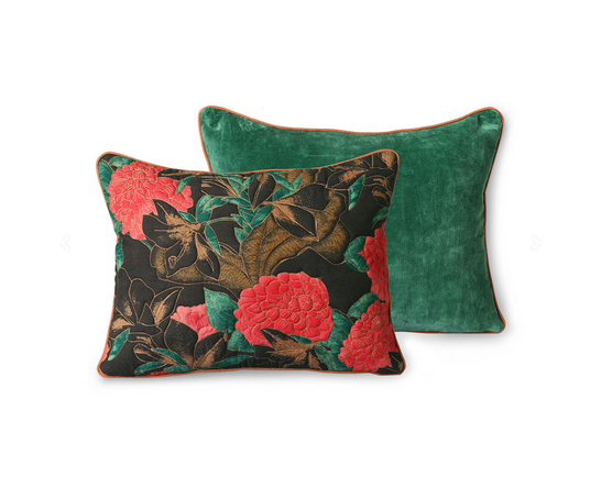 HKLIVING HKLIVING - DORIS for HKLIVING: stitched cushion floral (30x40)