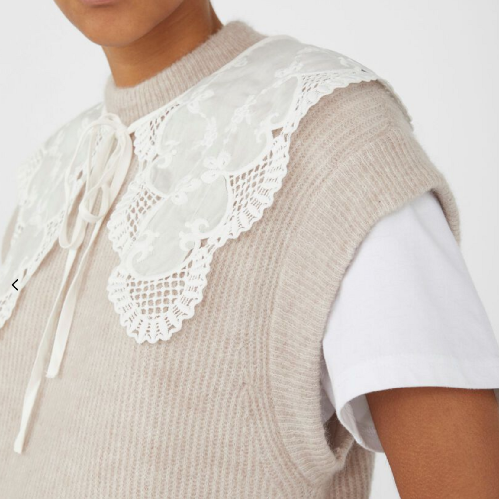 OBJECT OBJECT - Jurk gebreid Cadman silver gray/melange