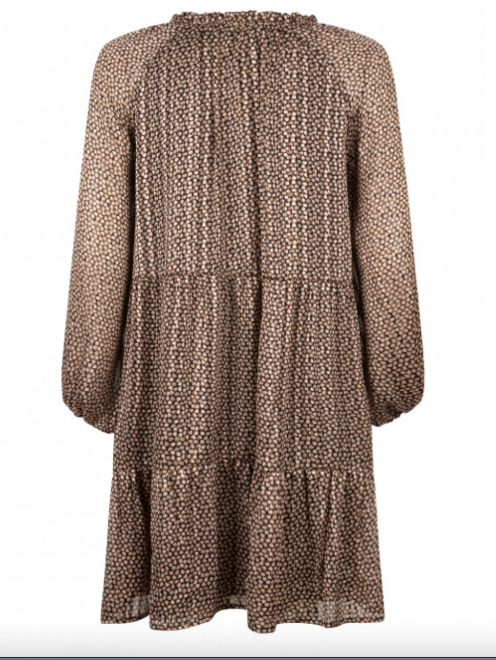 YDENCE YDENCE - Dress Milou Brown print MAAT L