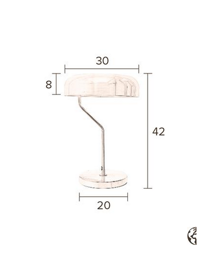 DUTCH BONE DUTCHBONE - Desk lamp eclipse brass van 119.00