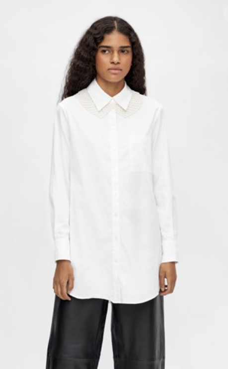 OBJECT OBJECT - Roxa long shirt noos wit