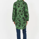 OBJECT OBJECT - Billie longshirt artichoke groen met zwarte bloem Maat 40