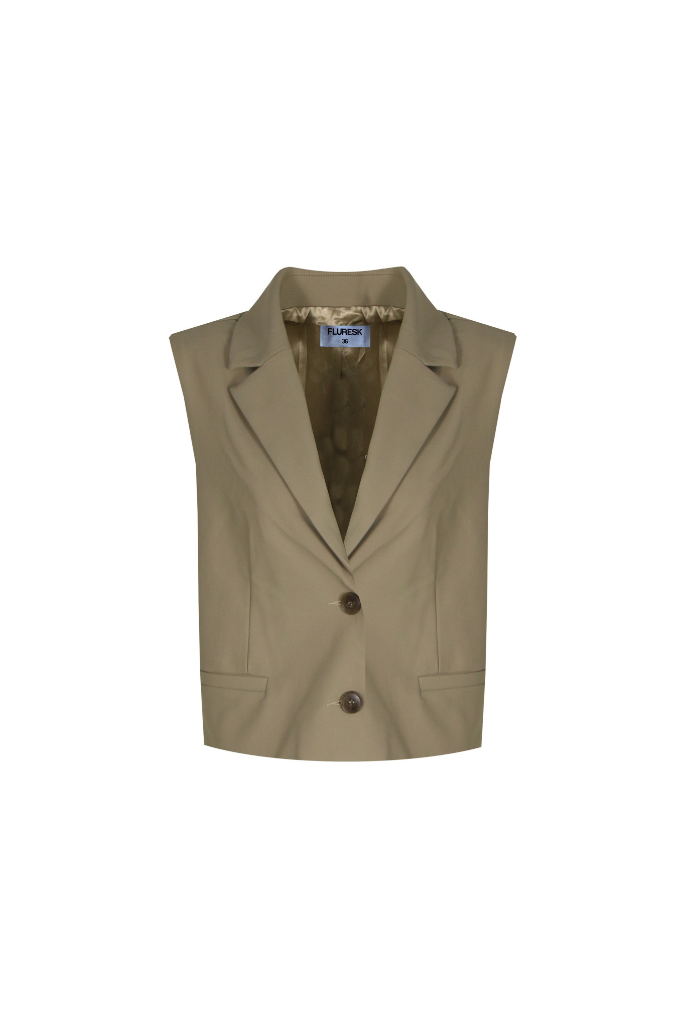 FLURESK FLURESK - Gilet orion sahara MAAT 42