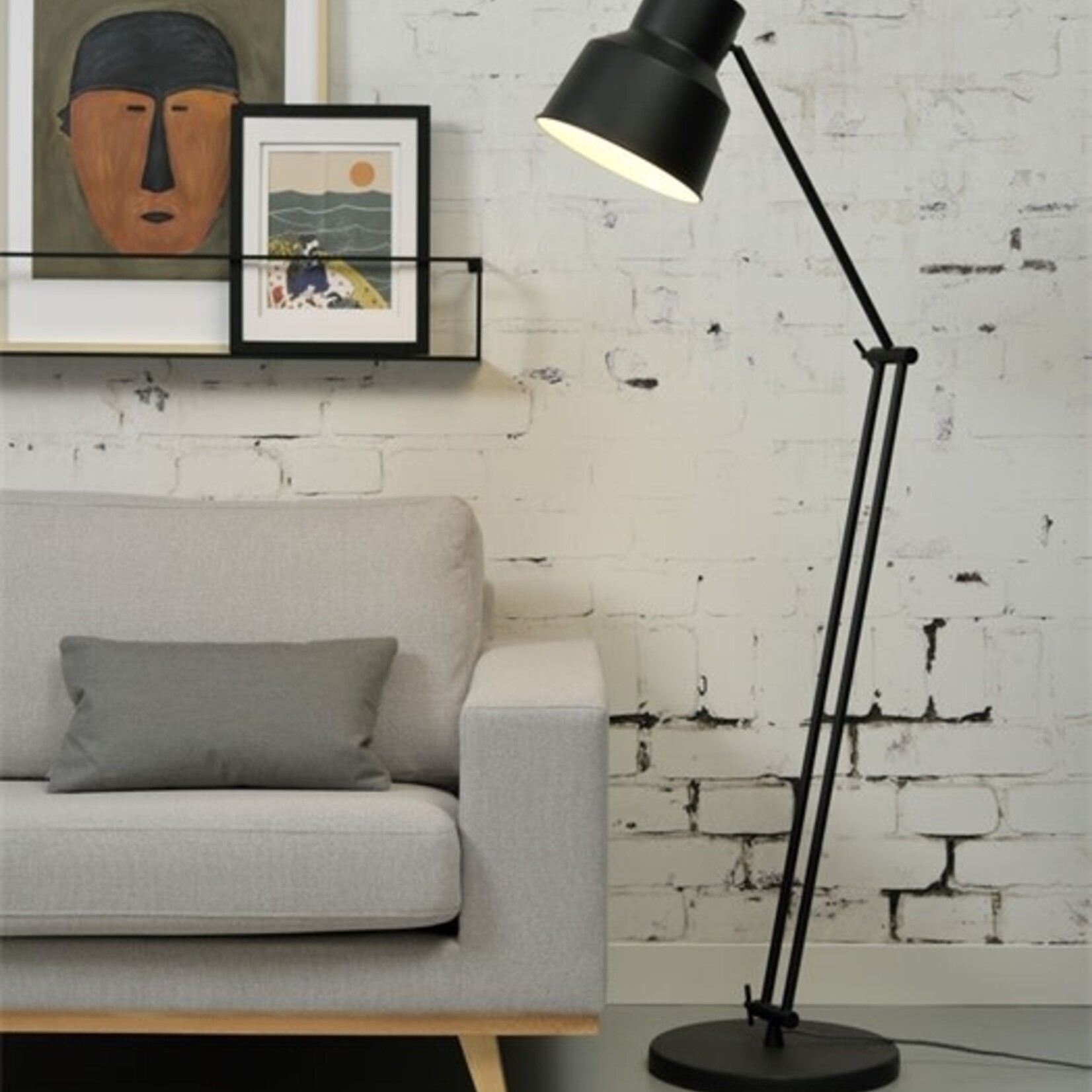 IT'S ABOUT ROMI IT'S ABOUT ROMI - Vloerlamp Belfast zwart