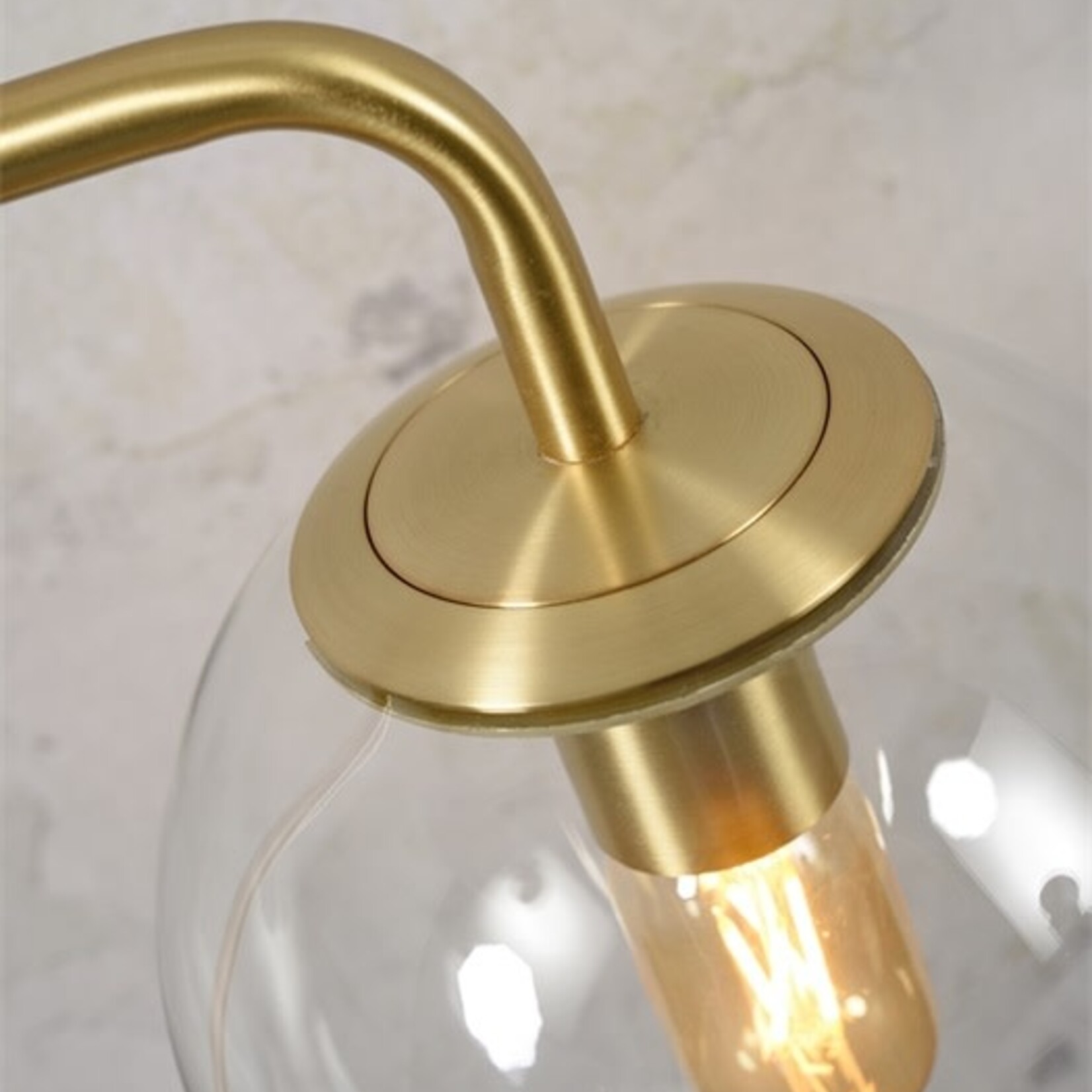 IT'S ABOUT ROMI IT'S ABOUT ROMI - Vloerlamp Warsaw transparant/goud