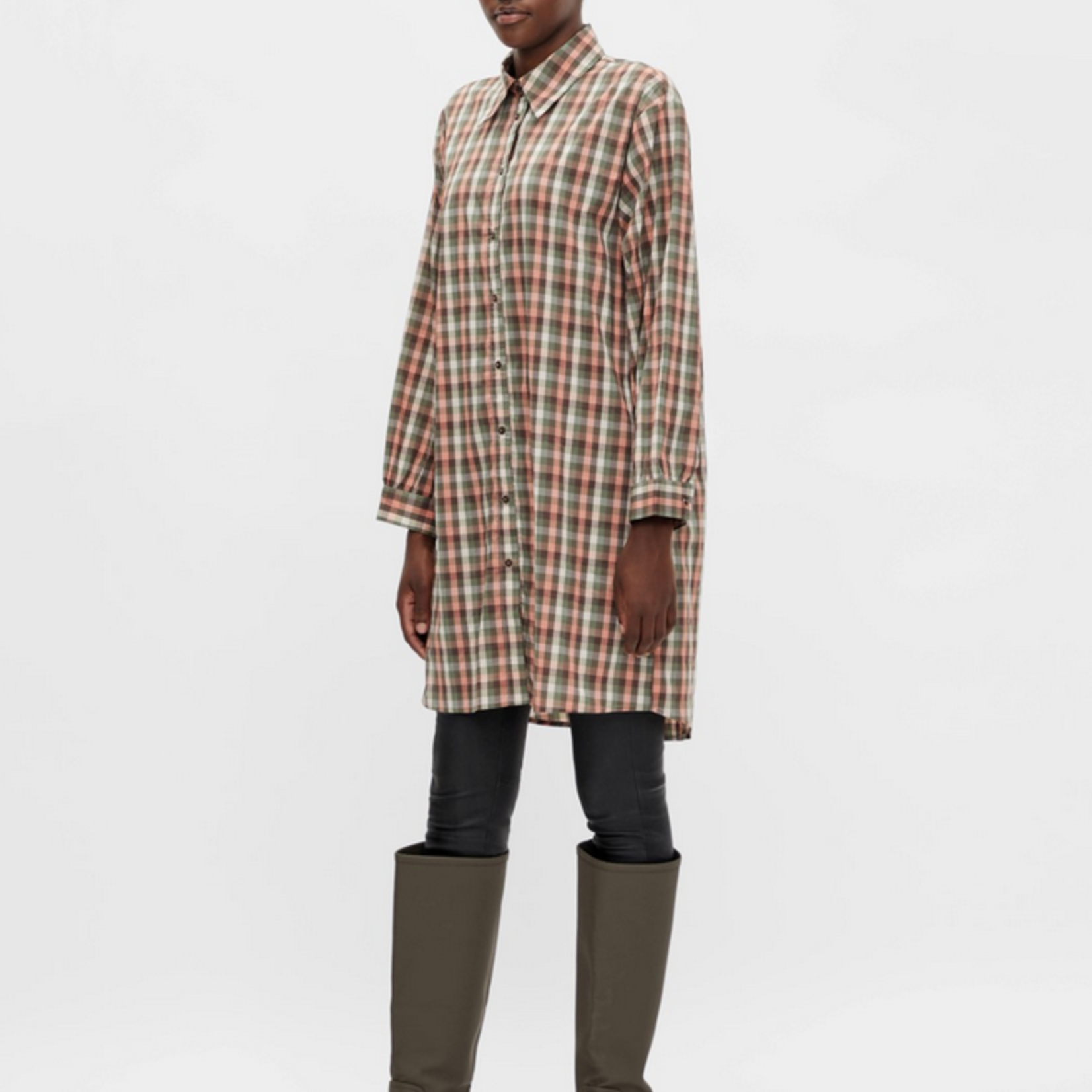 OBJECT OBJECT - Blouse/jurk lang Mimmi  geblokt