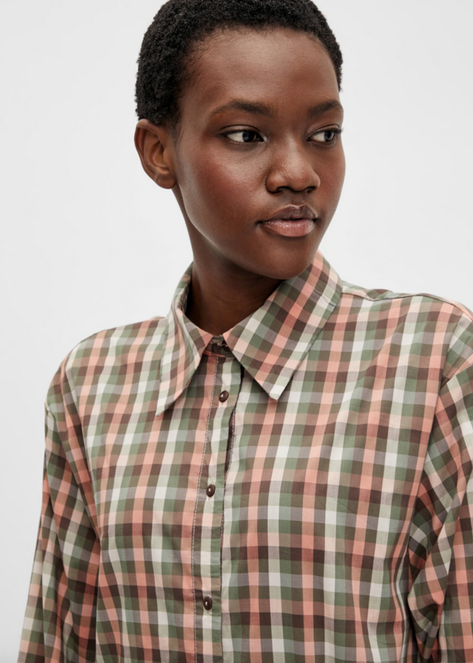 OBJECT OBJECT - Blouse/jurk lang Mimmi  geblokt