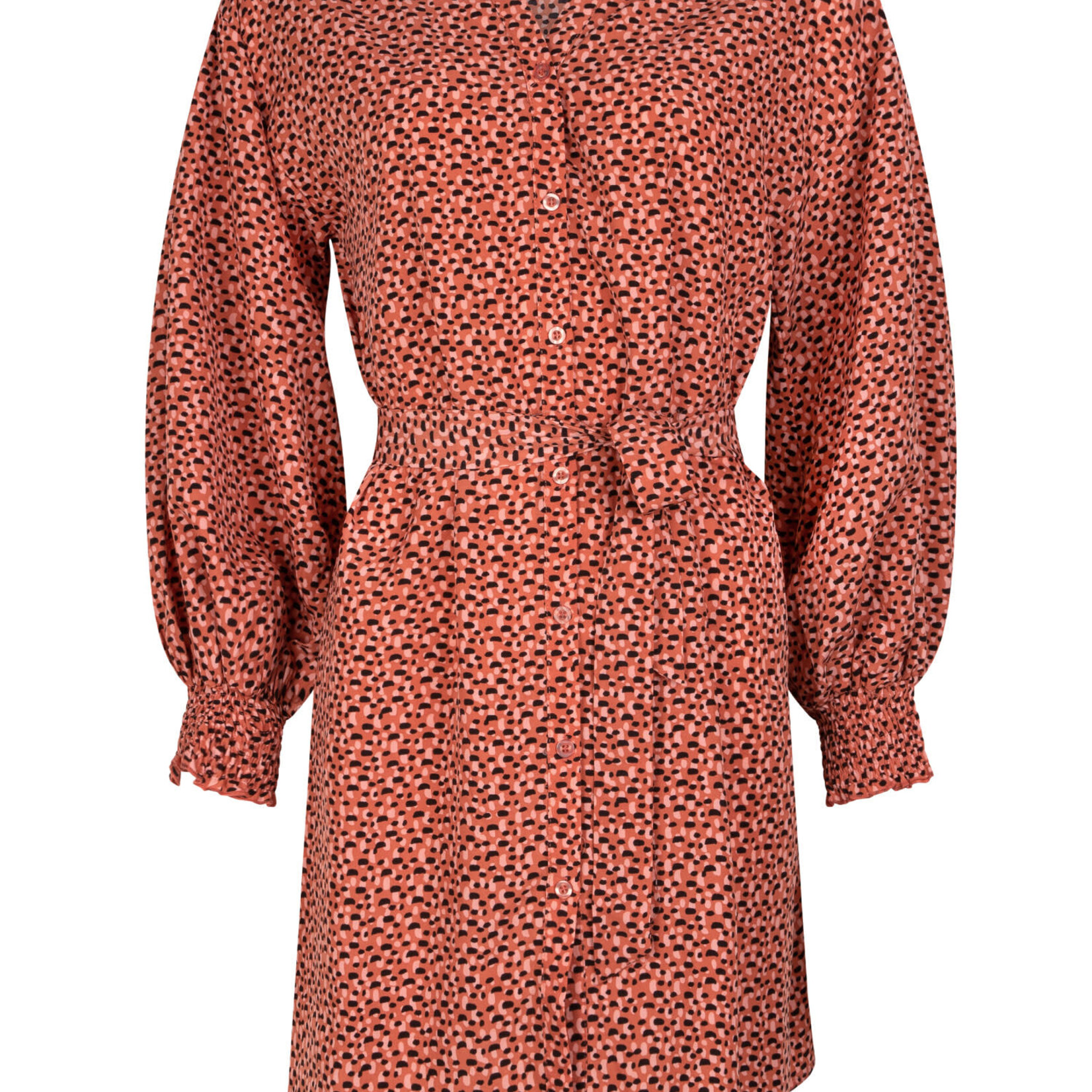 YDENCE YDENCE - Jurk jace dots print