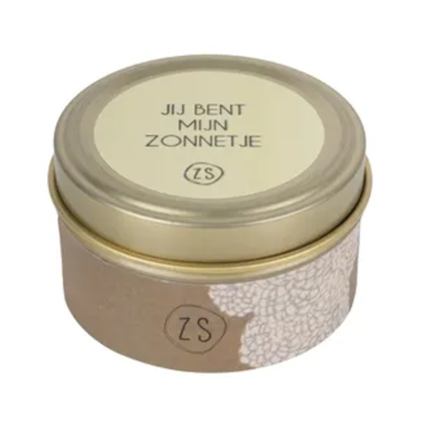 ZUSSS ZUSSS - Wenskaarsje bamboe zonnetje lichtgeel