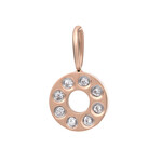 iXXXi Jewelry IXXXI - Charm design circle zilver of Rose