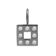 iXXXi Jewelry IXXXI - Charm design Square Goud zilver of rose