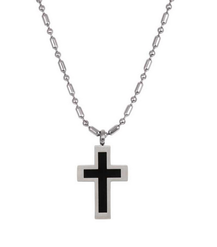 iXXXi Jewelry IXXXI - Heren Pendant cross black