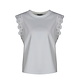 FLURESK FLURESK - Top Emerson offwhite met kant MAAT 38