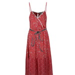 FLURESK FLURESK - Jurk Ize framboos MAAT 38