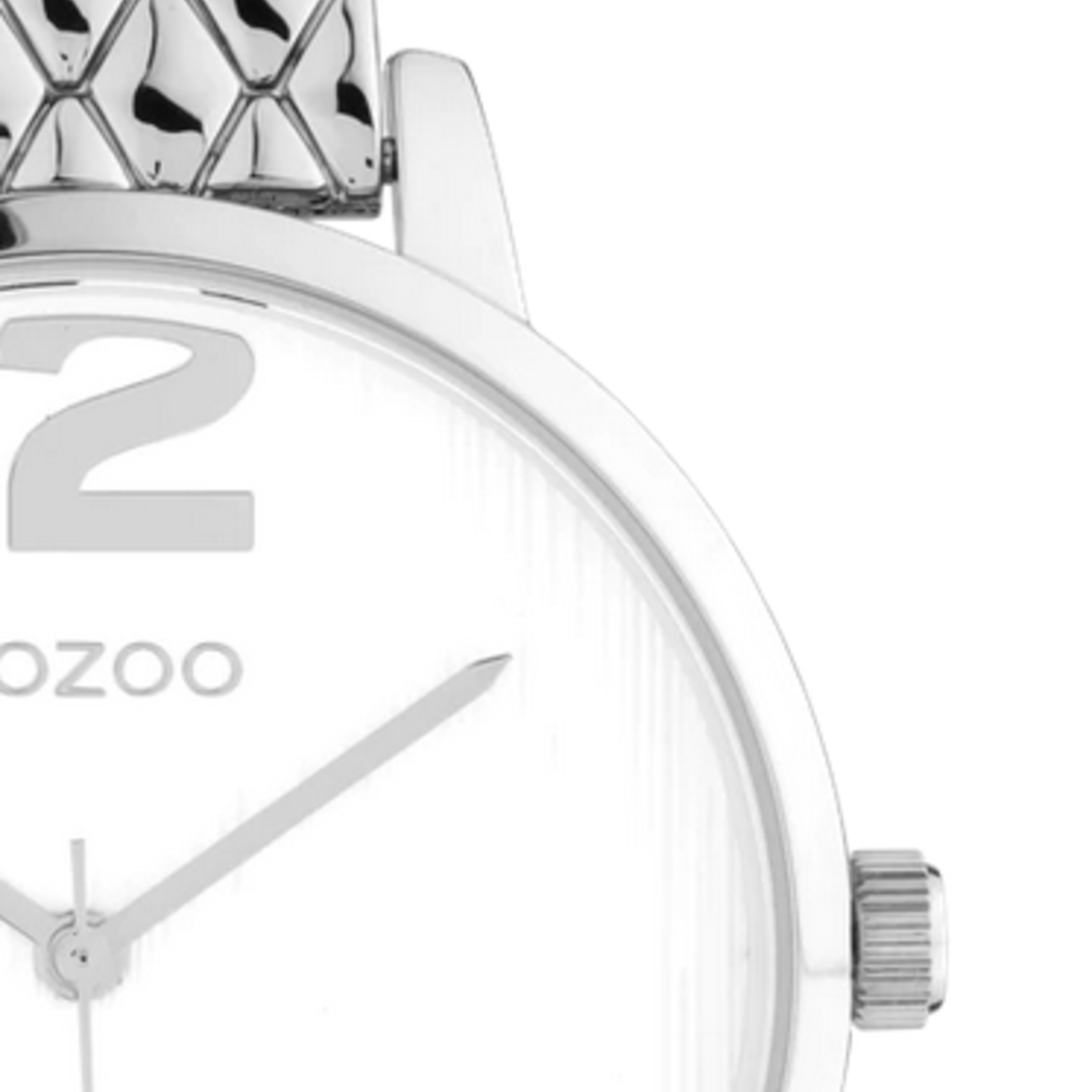 OOZOO OOZOO - Horloge zilver stainless steel bracelet C10920