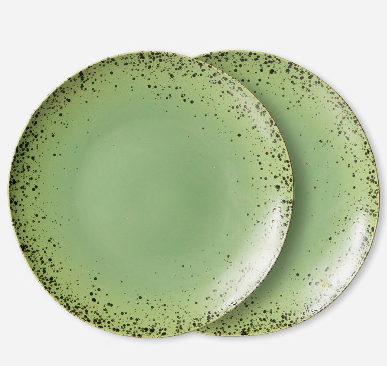 HKLIVING HKLIVING - Dinner plate Ceramics Kiwi ACE7078