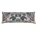 BE PURE BE PURE - Bouquet kussen geprint fluweel 30x100cm milk