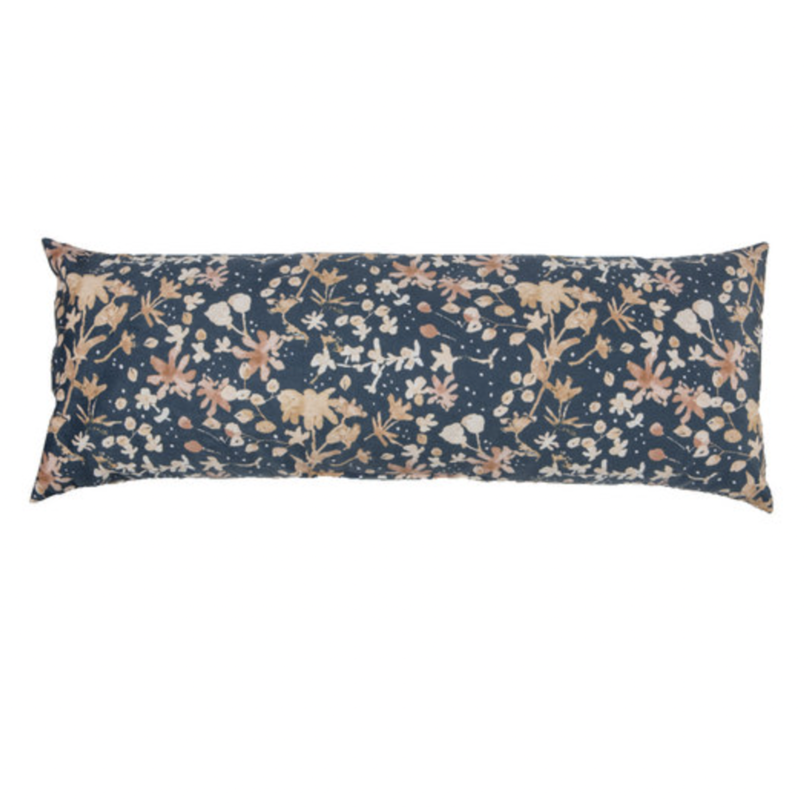 BE PURE BE PURE - Bouquet kussen geprint fluweel 30x100cm milk