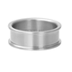 iXXXi Jewelry IXXXI - Base ring 8 mm heren zwart of zilver