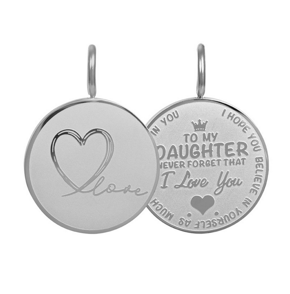 iXXXi Jewelry IXXXI - Bedel Daughter love small (zilver,rosé,goud)