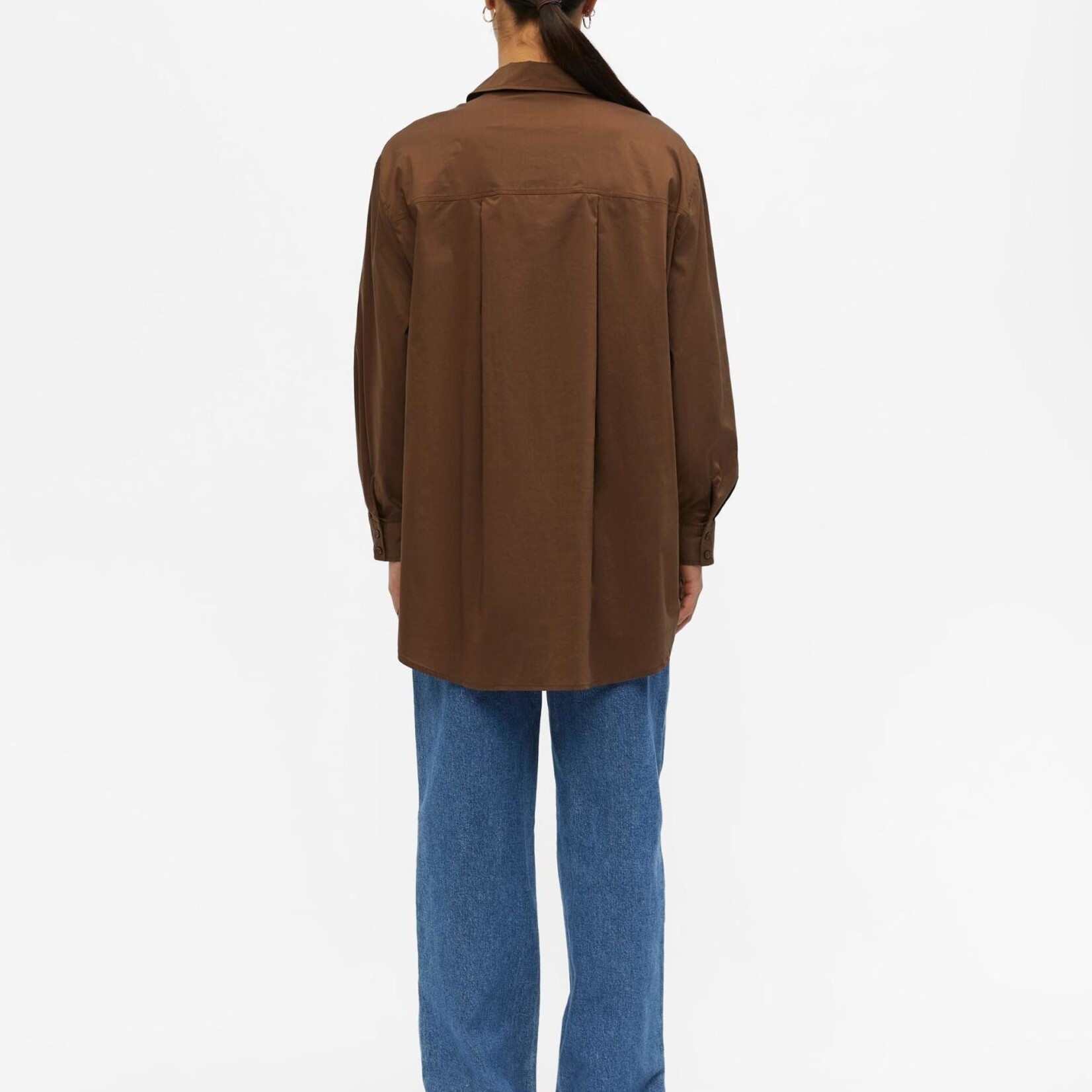 OBJECT OBJECT - Blouse lang Pipi Dark earth