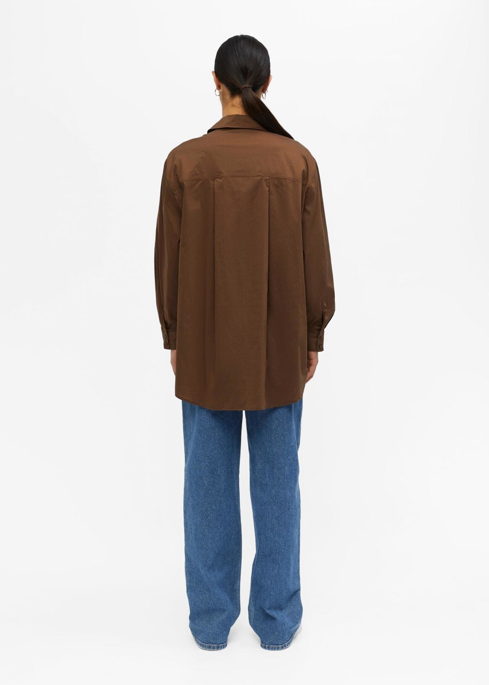 OBJECT OBJECT - Blouse lang Pipi Dark earth