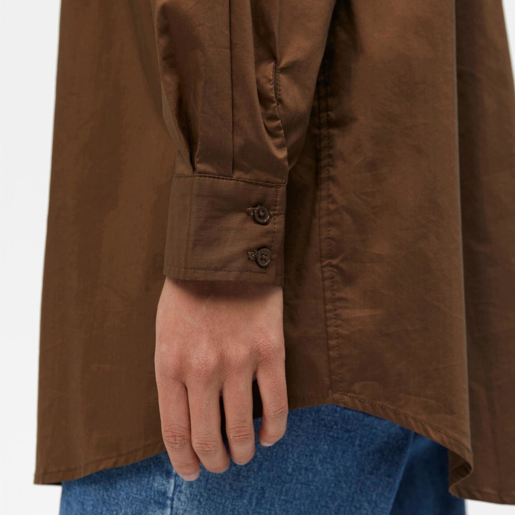 OBJECT OBJECT - Blouse lang Pipi Dark earth