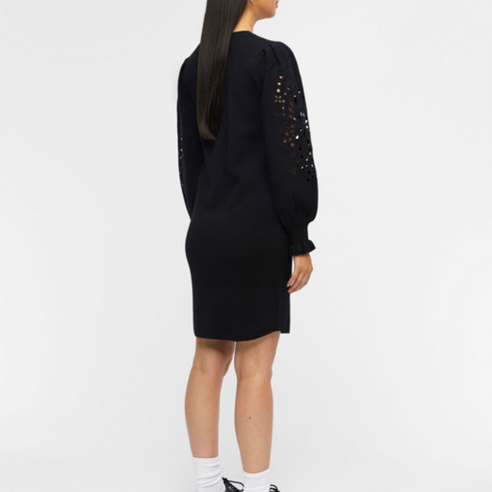 OBJECT OBJECT - Jurk Reynard gebreid zwart MAAT L