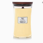 WOODWICK WOODWICK - Candle lemongrass & Lily large
