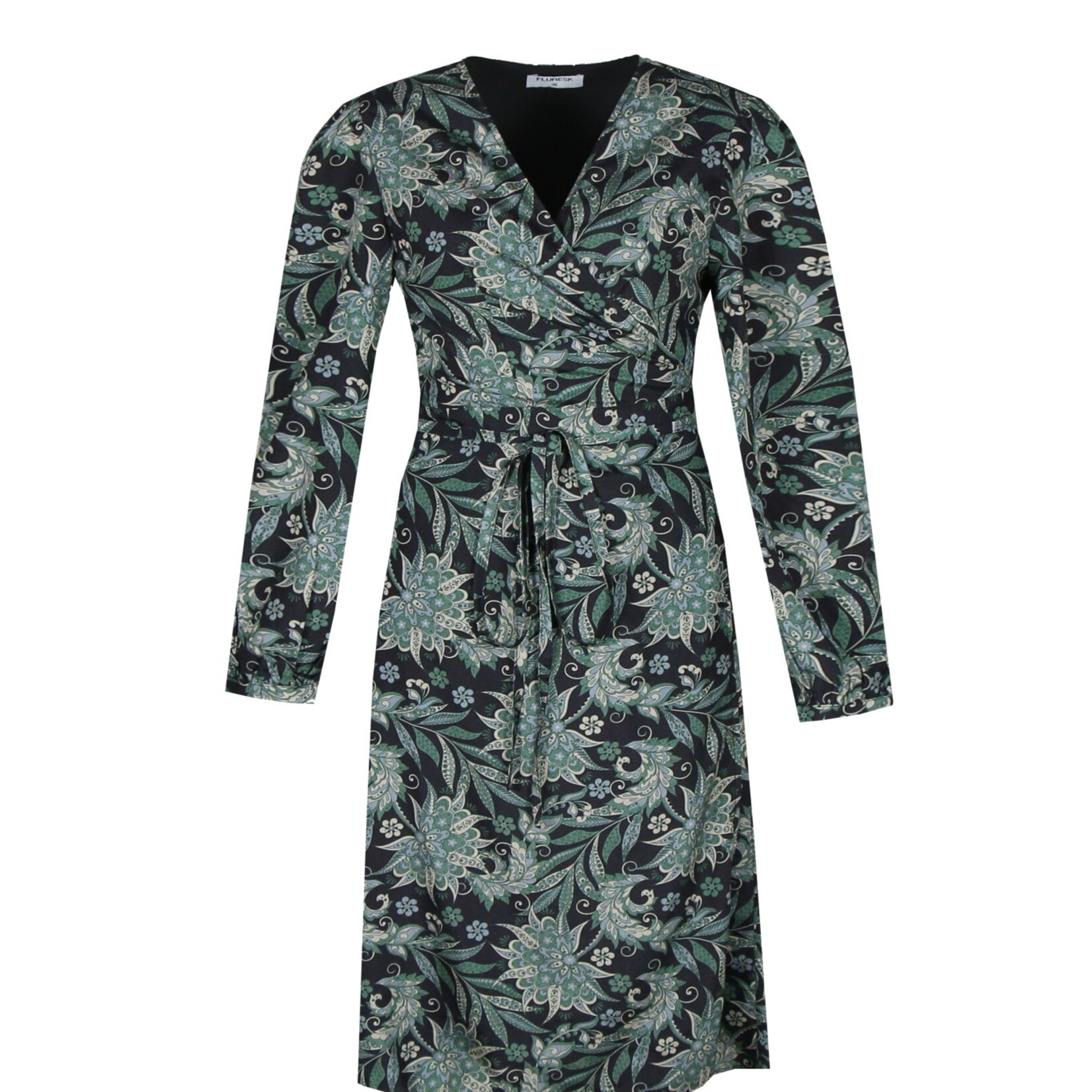 FLURESK Fluresk - Jurk kyra zwart/mix