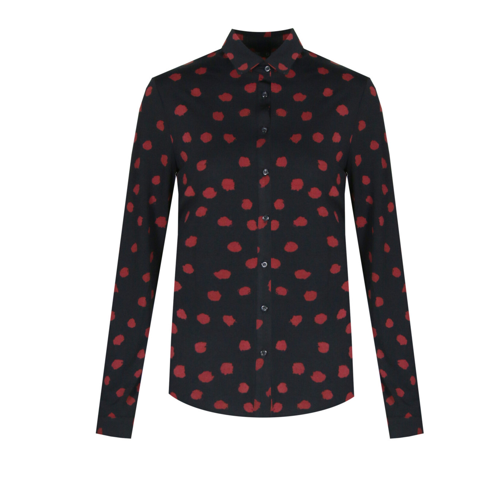 G-MAXX G-MAXX - Blouse Amalia zwart/bessenroze